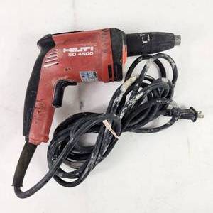 lot 82 image: Black & Decker 12 Utility Drill And Hilti SD 4500 120 Volt