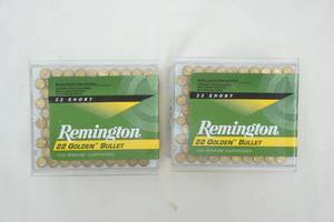 Remington shells, two boxes (100 per box)