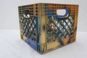Camo milk crate