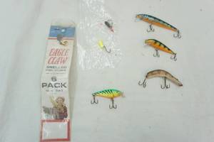 Eagle claw and other fishing lures