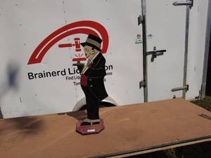 Vintage Wooden Butler Standee