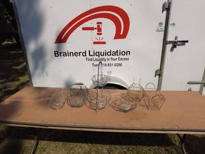 Assorted Wire Baskets and Metal Stand