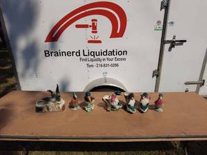 Lot of Ceramic Duck Figurines and Planters