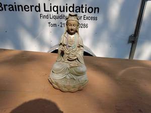 Serene Buddha Statue on Lotus Base