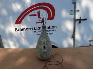 Antique Stone Face Lamp with Bulb