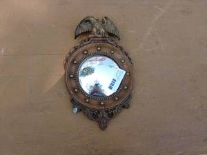 Vintage Federal Style Convex Eagle Mirror