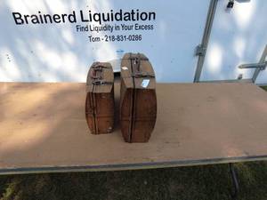 Set of Vintage Wooden Travel Cases