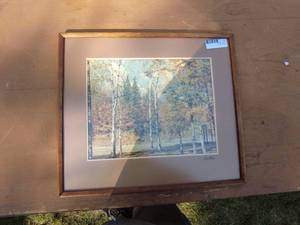 Framed Autumn Landscape Print by Gretter