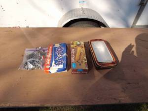 Lot of Baking Tools Waffel B�ckerei, Cookie King, Loaf Pan Set