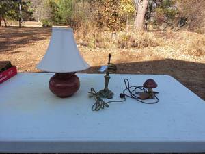 Group of 3 Vintage Lamps - Decorative Lighting for Any Room