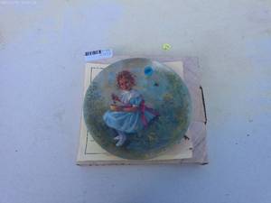 Limited Edition Decorative Plate Little Miss Muffet by John McClain with Certificate of Authenticity