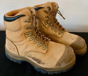 lot 104 image: Oliver All Terrain Mens Steel Toe Work Boots Leather  Man Made