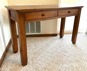 lot 52 image: Wooden Console Table