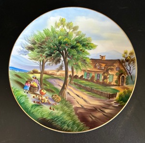 lot 80 image: Two Delightful Decorative Plates