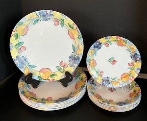 lot 130 image: Corelle by Corningware Fruit Basket DIshware Grouping