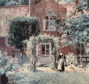 lot 155 image: Unpretentious Garden Print by Gari Melchers