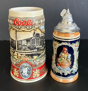 lot 184 image: Two Fine Steins