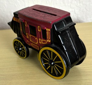 lot 189 image: Three Cast Iron Wells Fargo Carriage Coin Banks