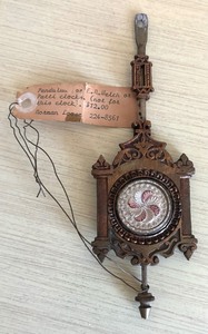 lot 195 image: Antique Welsh Clock Pendulum