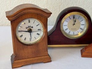 lot 214 image: Three Decorative Clocks