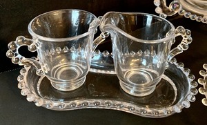 lot 253 image: Variety of Vintage Candlewick Dishes