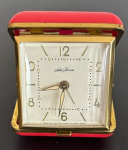 lot 276 image: Vintage Seth Thomas and Elgin Travel Clocks