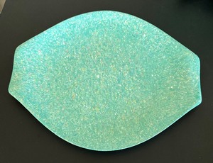 lot 297 image: Two Pretty Vintage Melamine Platters