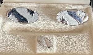 lot 363 image: Swank and Fifth Avenue Cuff Link and Tie ClipPin Sets