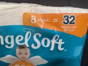 lot 13 image: MN 2 - Angel Soft Toilet Paper, 8 Mega Rolls (2 Pack)