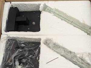 lot 36 image: back room pallet - (2) LED Wall Mount Hardwire Sconce Lights