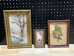 lot 9 image: Vintage Framed Artwork