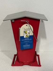 Red House Squirrel Resistant Bird Feeder