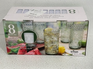 Green Tritan Tumbler Set