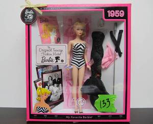 Mint in Box 50th Anniversary The Original Teenage Fashion Model 1959 Barbie Doll Set