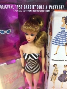 Mint in Box 35th Anniversary - 1959 Barbie Doll &amp Package