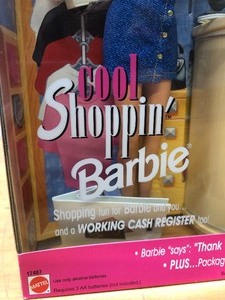 Mint in Box COOL SHOPPIN Talking Barbie Doll Set
