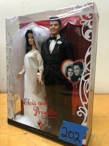 Mint in Box Barbie Collector ELVIS AND PRISCILLA&nbsp Barbie Dolls