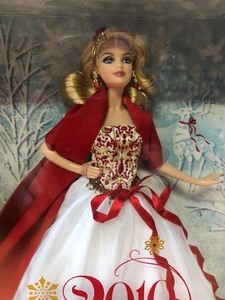 Mint in Box Barbie Collector 2010 HOLIDAY BARBIE Doll