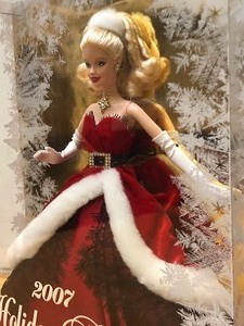 Mint in Box Barbie Collector 2007 HOLIDAY BARBIE