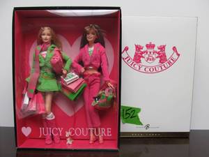Mint in Box Barbie Collector Gold Label JUICY COUTURE Barbie Dolls Set