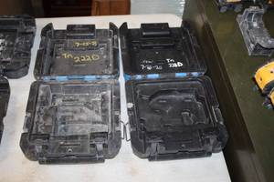 lot 153 image: Lot of (2) DeWalt Plastic Laser Cases - DW088CG Laser and DW083 Laser Pointer (empty)