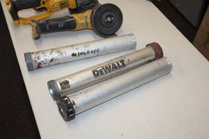 lot 269 image: Lot of (3) DeWalt Adhesive Gun Tubes