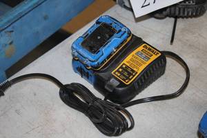 lot 286 image: DeWalt 12V Max  20V Max Lithium Ion Charger DCB107 with DeWalt 12V 2Ah Battery