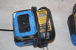 lot 288 image: DeWalt 12V Max  20V Max Lithium Ion Charger DCB107 with DeWalt 12V 2Ah Battery