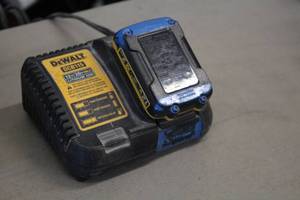 lot 296 image: DeWalt 12V Max  20V Max Lithium Ion Charger DCB115 with DeWalt 12V 2Ah Battery