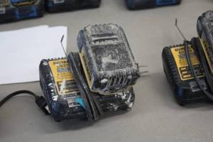 lot 301 image: DeWalt 12V Max  20V Max Lithium Ion Charger DCB115 with DeWalt 20V Max XR Lithium Ion Battery
