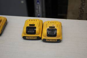lot 309 image: Lot of (2) DeWalt 12V 2Ah Batteries