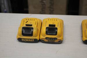 lot 310 image: Lot of (2) DeWalt 12V 2Ah Batteries