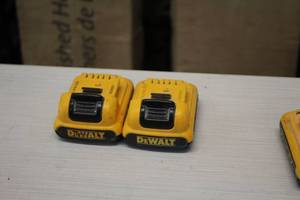 lot 311 image: Lot of (2) DeWalt 12V 2Ah Batteries