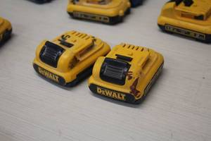 lot 317 image: Lot of (2) DeWalt 12V 2Ah Batteries